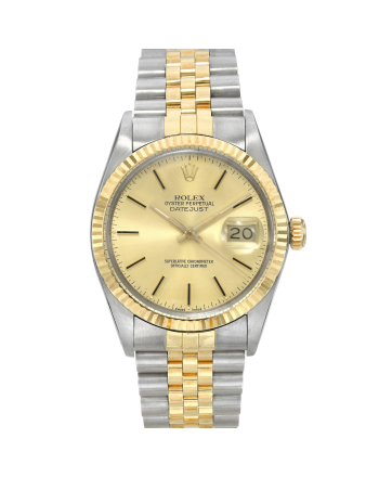 Rolex Datejust 16013 Two Tone Champagne