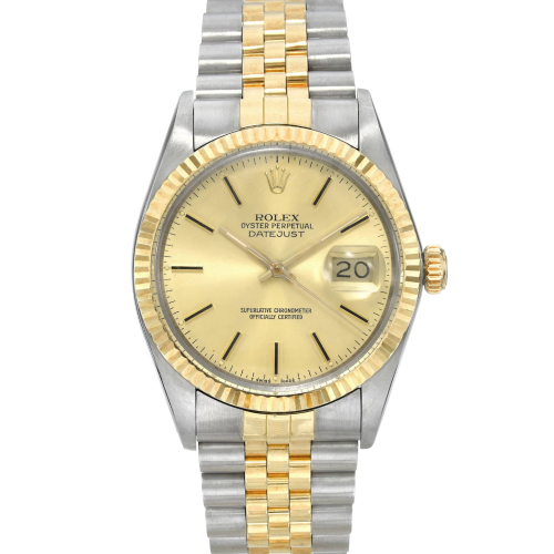 Rolex Datejust 16013 Two Tone Champagne