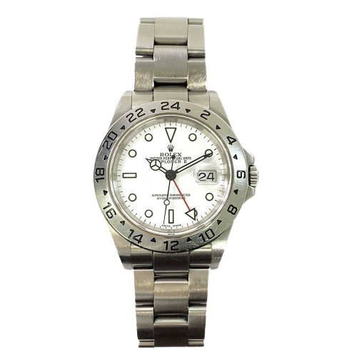 Rolex Explorer II 16570 White Dial Oct 04